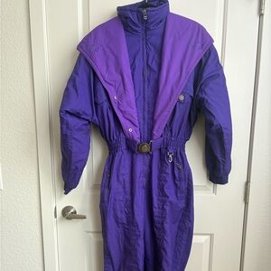 Vintage Jupa Snow Ski Sports Purple suit